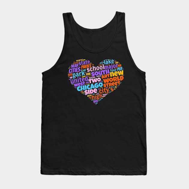 I love Chicago Tank Top by Superfunky